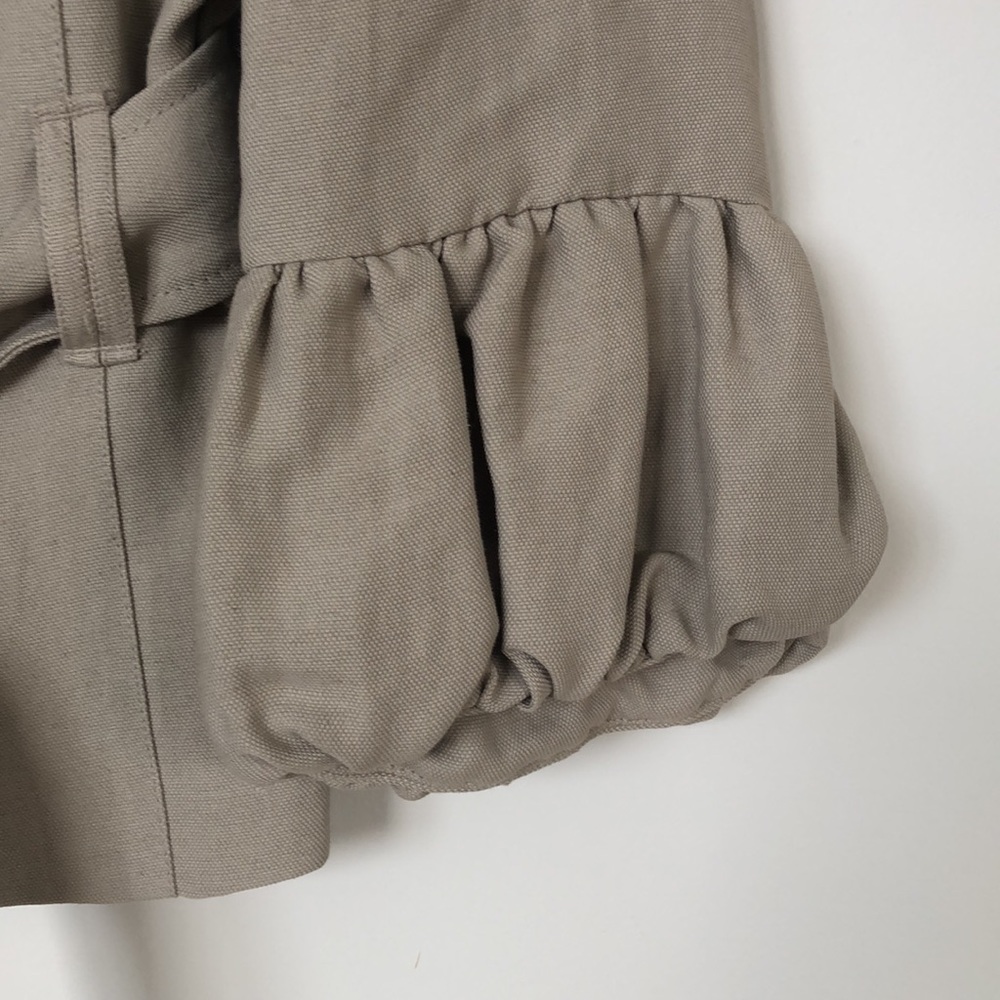 Zara Ruffle Linen Jacket - Picture 3 of 7